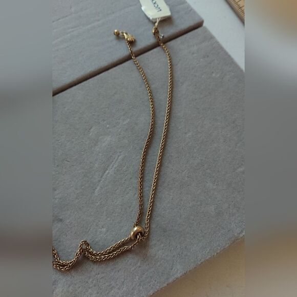 Lucky Brand Necklaces gold plated brass syrup pull chain pedant - Picture 9 of 11